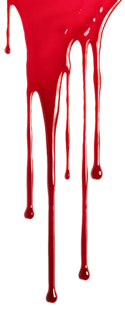 Blood drips