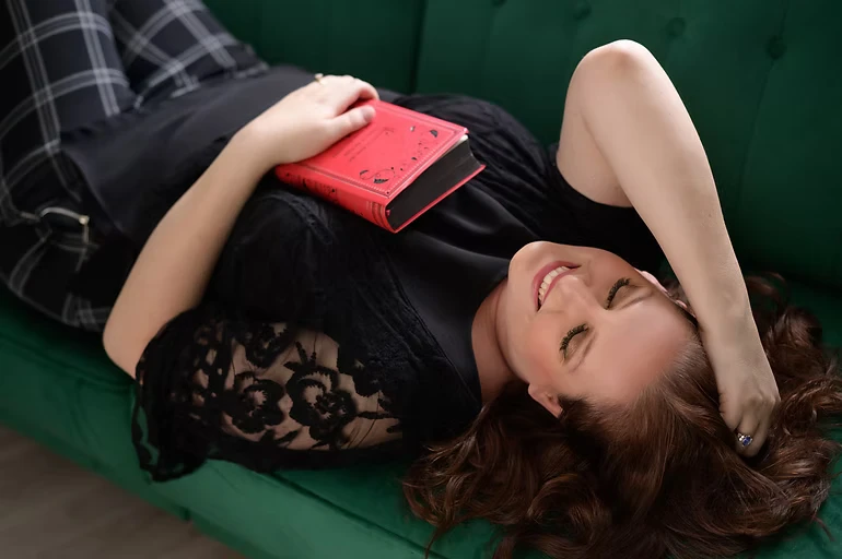 Laying photo